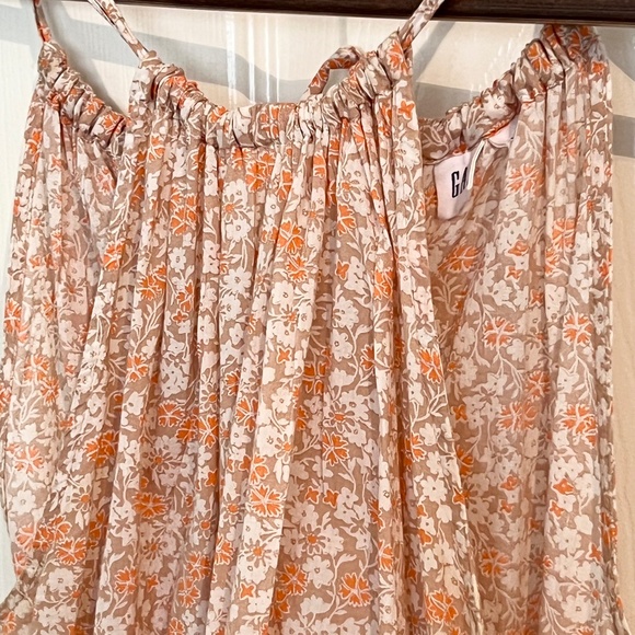 GAP Poplin Halter Cutout Midi Dress - Picture 4 of 9